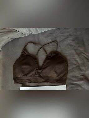 Plunge seamless sports bra Buffbunny cold brew large